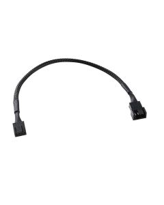 Easycargo 30cm Case Fan Extension Cable, PWM Fan Cable Extension, 3 pin 4 pin Case Fan Power Extension (1-Pack)