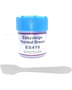 Easycargo 20gr Thermal Paste Kit, Conductive Grease, Heatsink White Silicone Carbon Compound for Cooling Heat Sink Interface CPU GPU VGA LED Transistors (20gr)