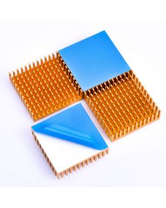 Easycargo 40mm Heatsink Kit 40x40x11mm + 3M 8810 Thermal Conductive Adhesive Tape, Cooler Heat Sink for Cooling 3D Printers, TEC1-12706 Thermoelectric Peltier Cooler